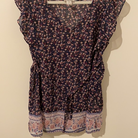 Motherhood Maternity floral top, size L - Picture 2 of 4
